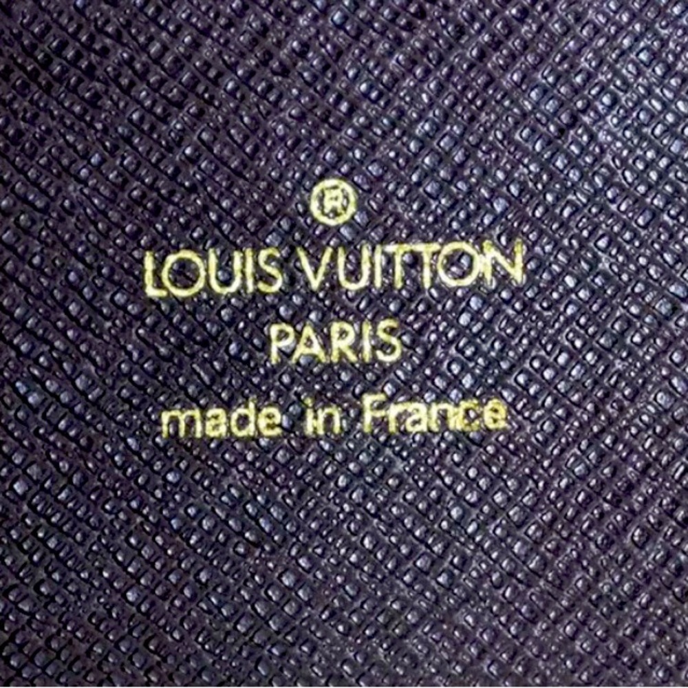 Louis Vuitton Atoll Taiga Large Travel Case Organizer Wallet Burgundy Gold LV - Picture 13 of 15